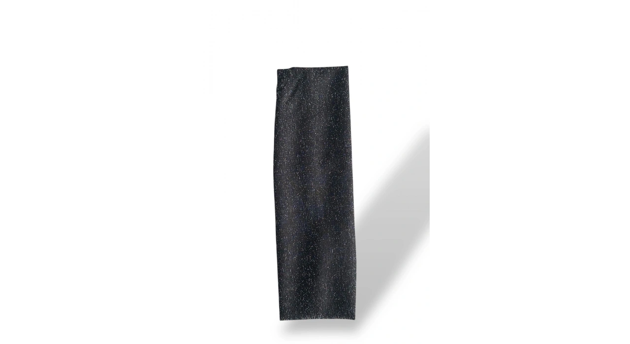 12li Karışık Renk Simli Saç Bandı Set