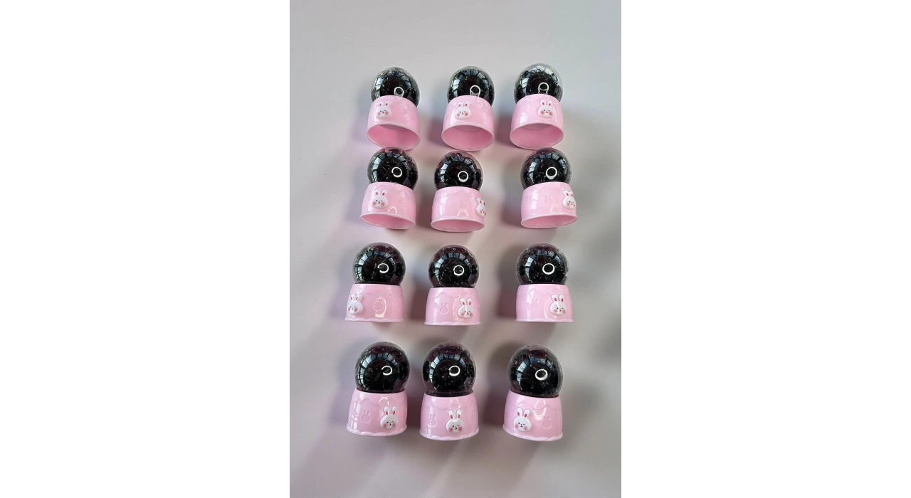 12li Siyah Renk Lastik Toka Set