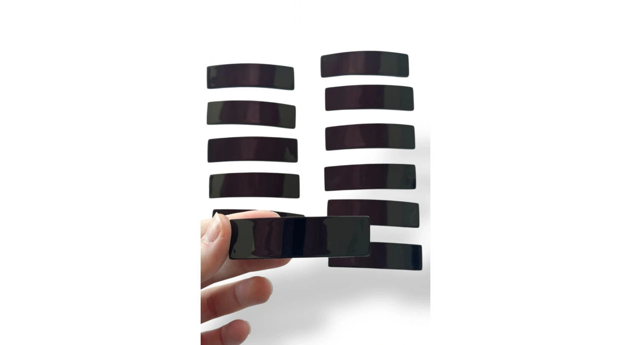 12li Siyah Renk Otomat Toka Set