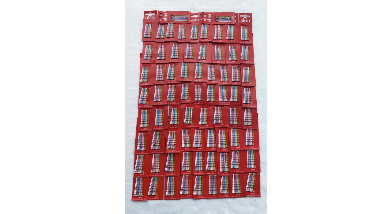 72li Karışık Renk Tel Toka Set