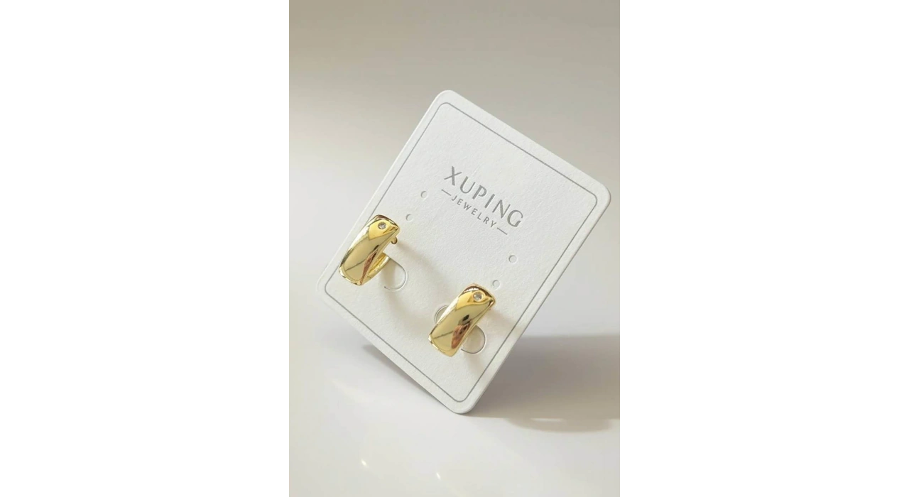 Altın Renk 14K Altın Kaplama Xuping Küpe (Çift)