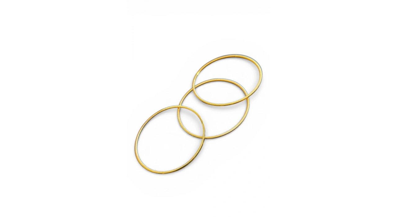 Altın Renk 3lü Çelik Ajda Bilezik