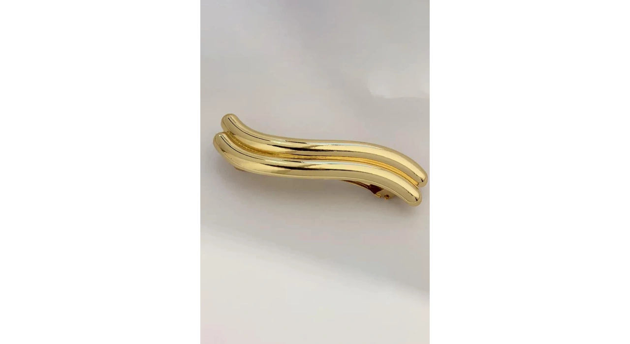 Altın Renk Metal Otomat Toka