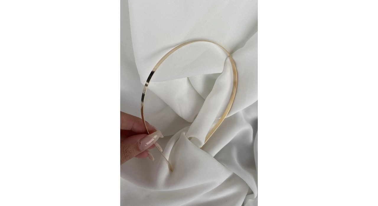 Altın Renk Metal Taç (İnce)