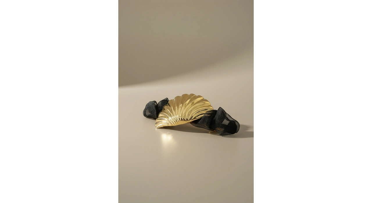 Altın Renk Mİdeye Figürlü Metal Lastik Toka