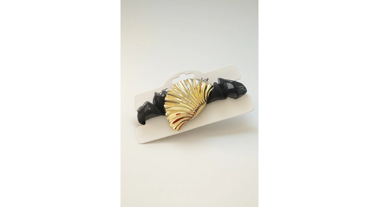 Altın Renk Mİdeye Figürlü Metal Lastik Toka