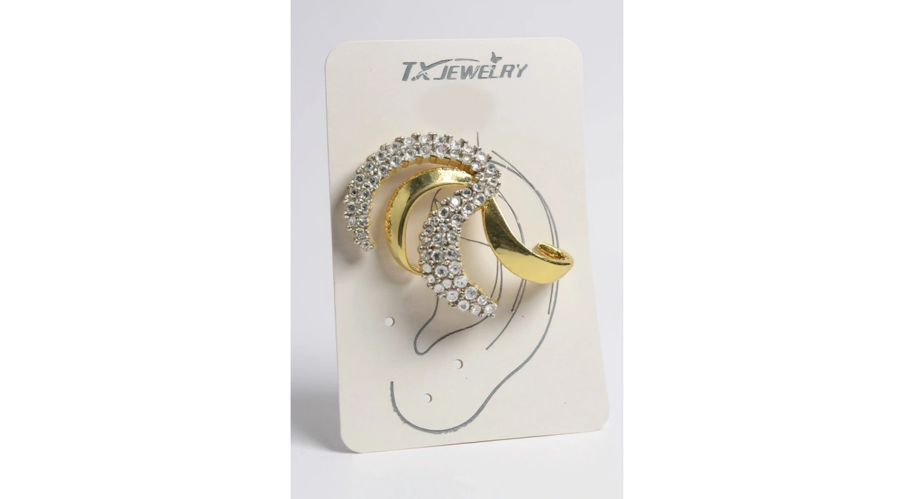 Altın Ve Gümüş Renk Kulak Aksesuarı (Tek)