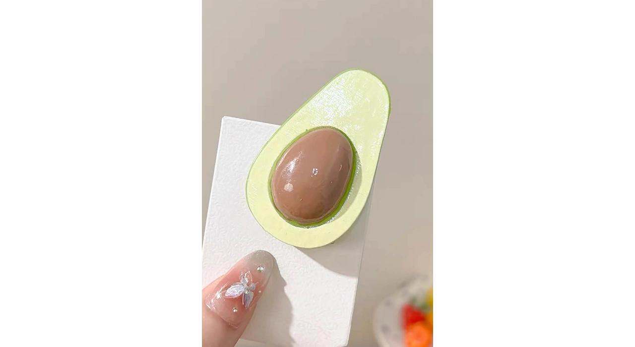 Avakado Figürlü Yan Toka