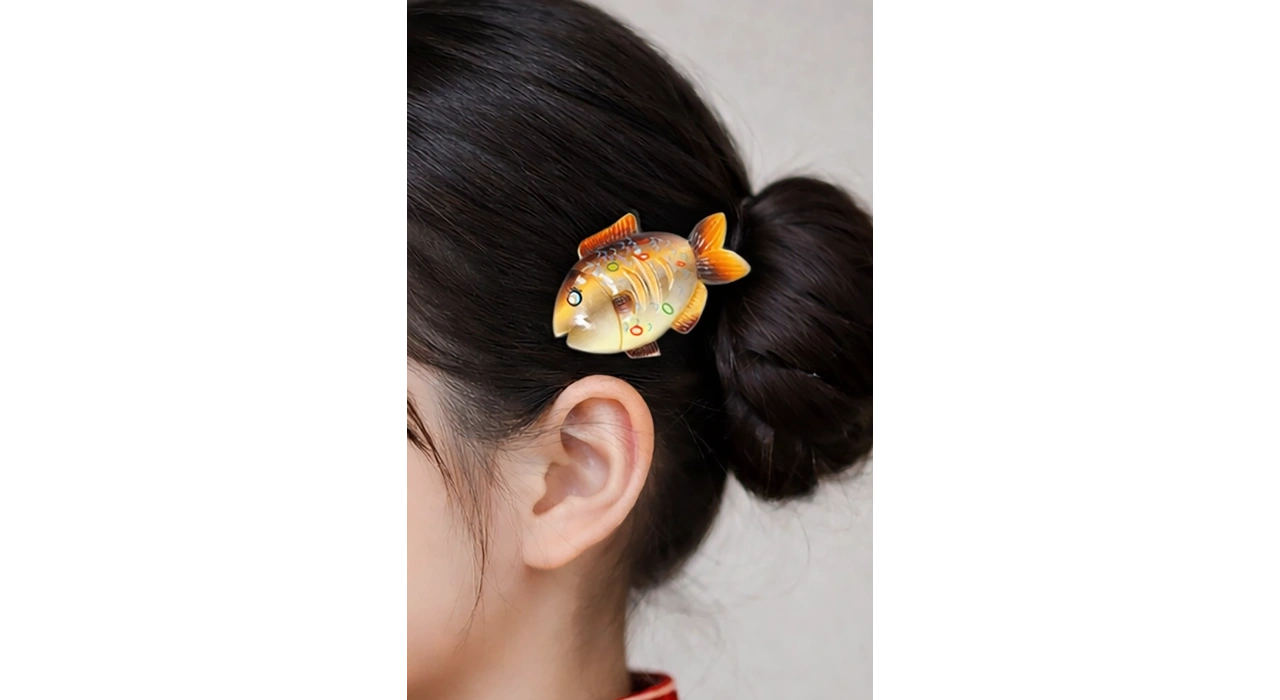 Balık Figürlü Yan Toka