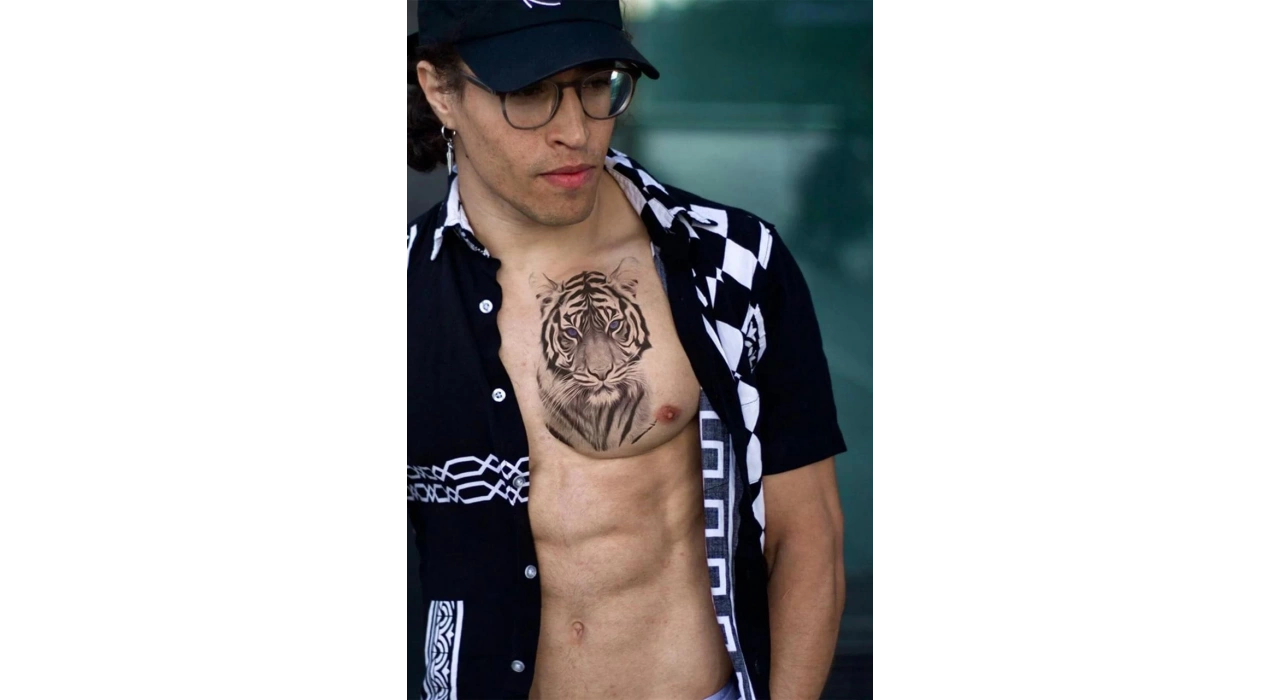 Bengal Kaplan Geçici Dövme Tattoo