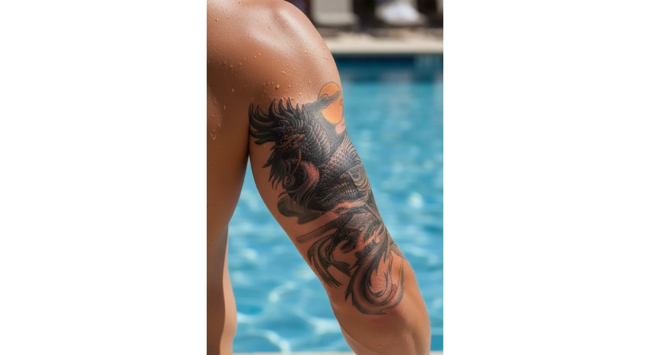 Geçici Anka Kuşu Dövme Tattoo