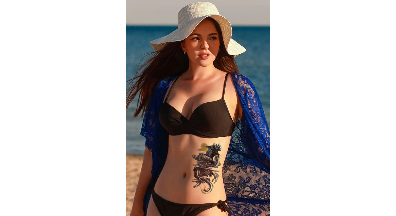 Geçici Anka Kuşu Dövme Tattoo