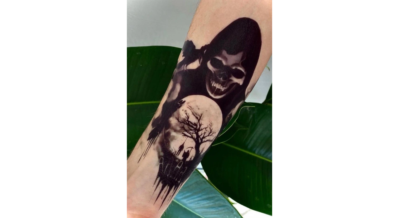 Geçici Azrail Dövme Tattoo