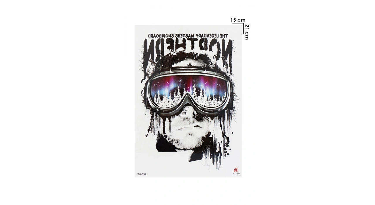 Geçici Erkek Modelli ve Yazılı Dövme Tattoo