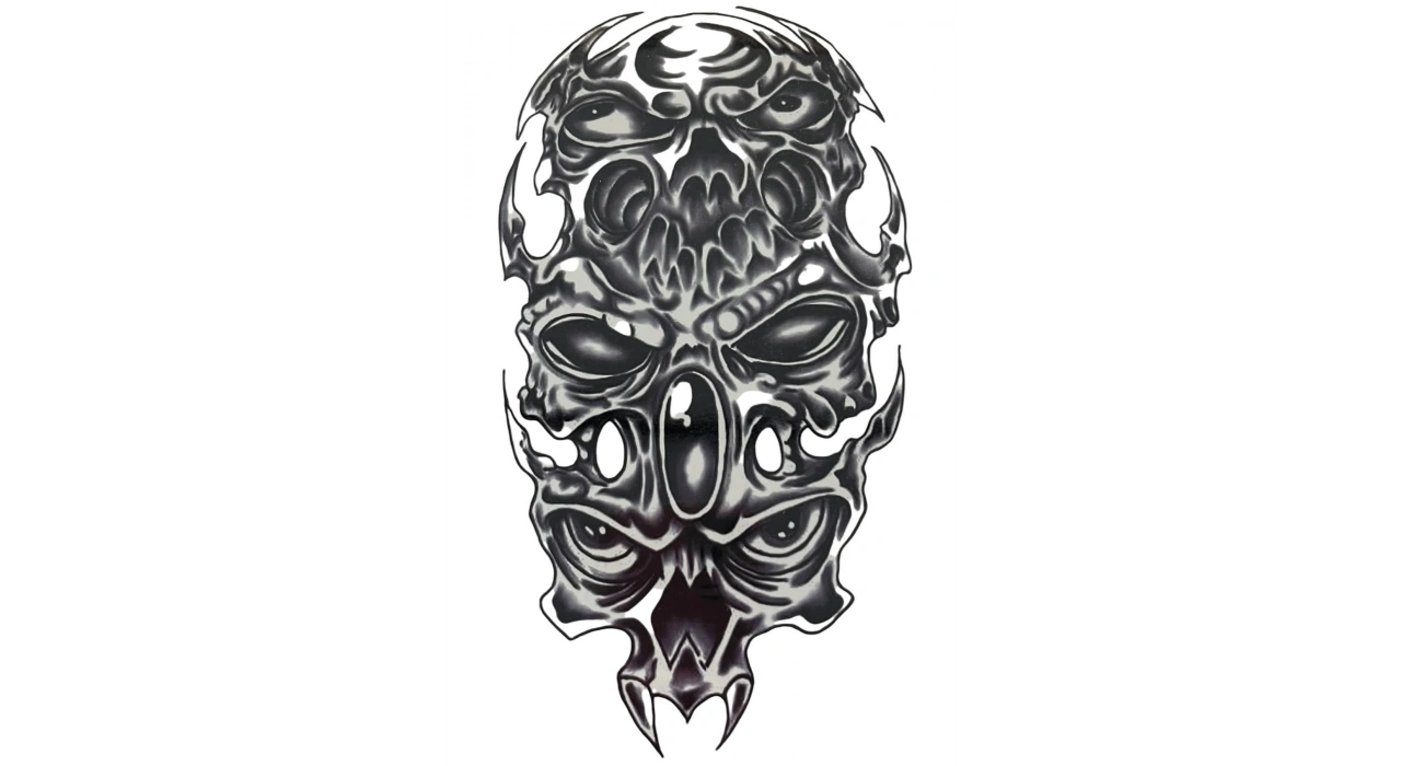 Geçici Karışık Figürlü Dövme Tattoo