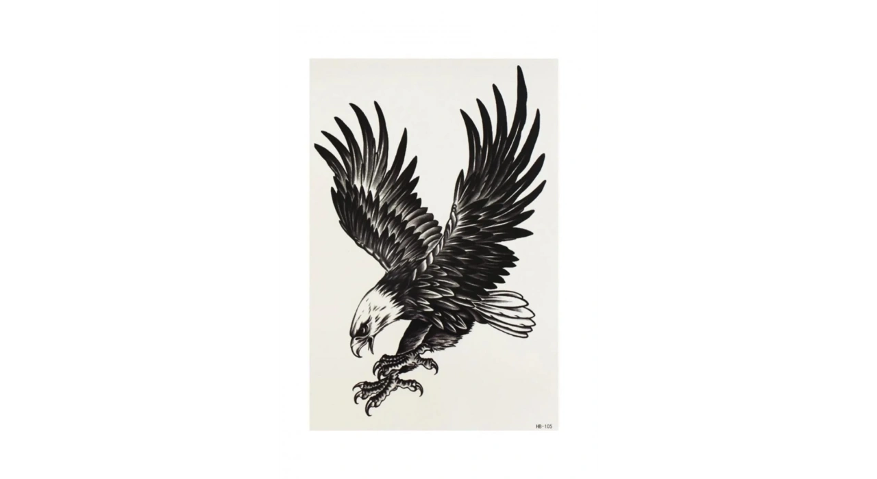 Geçici Kartal Dövme Tattoo