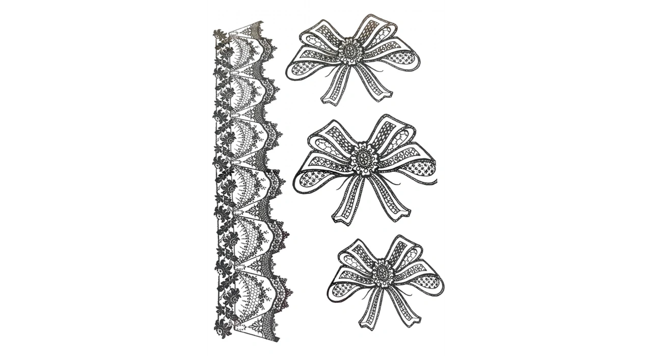 Geçici Kurdele Figürlü Dövme Tattoo