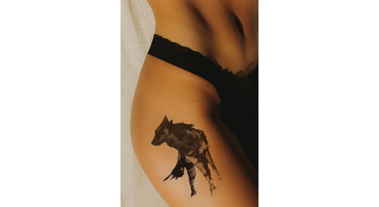 Geçici Kurt Dövme Tattoo