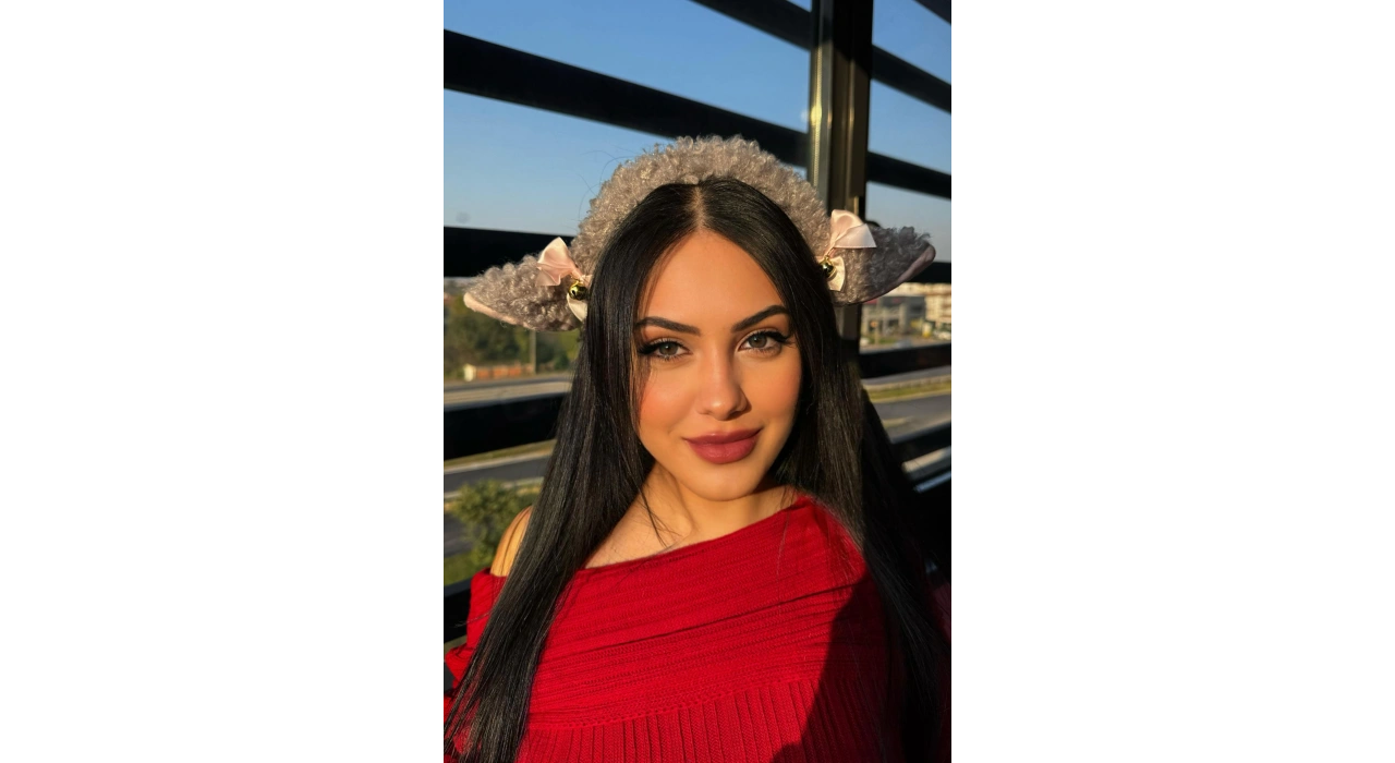 Gri Renk Peluş Zil Detaylı Kuzu Kulağı Taç