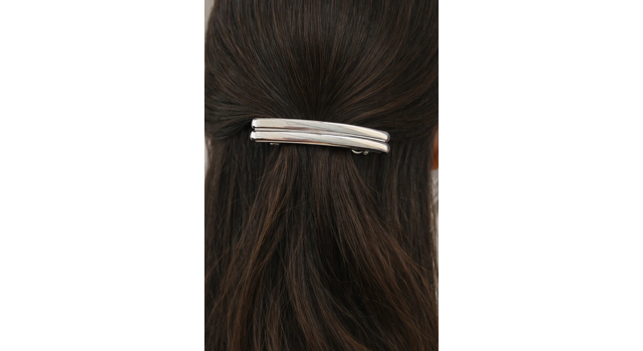 Gümüş Renk Metal Otomat Toka