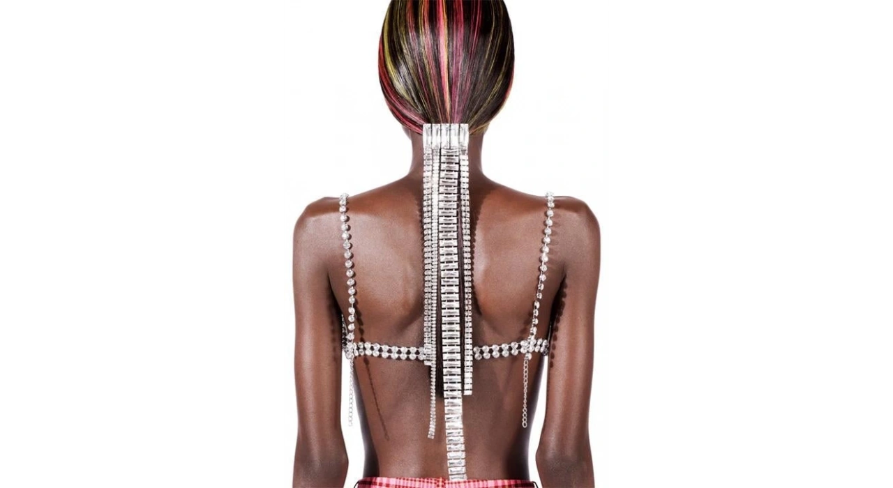 Gümüş Renk Taşlı Saç Aksesuarı/Tarak Toka