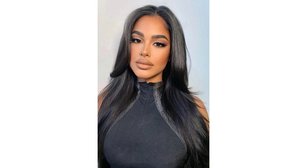 Isıya Dayanıklı Yarımay Çıt Çıt Saç - Ht1 - Siyah-60 Cm - 110 gr 2 Adet Yan Çıt Çıt Saç