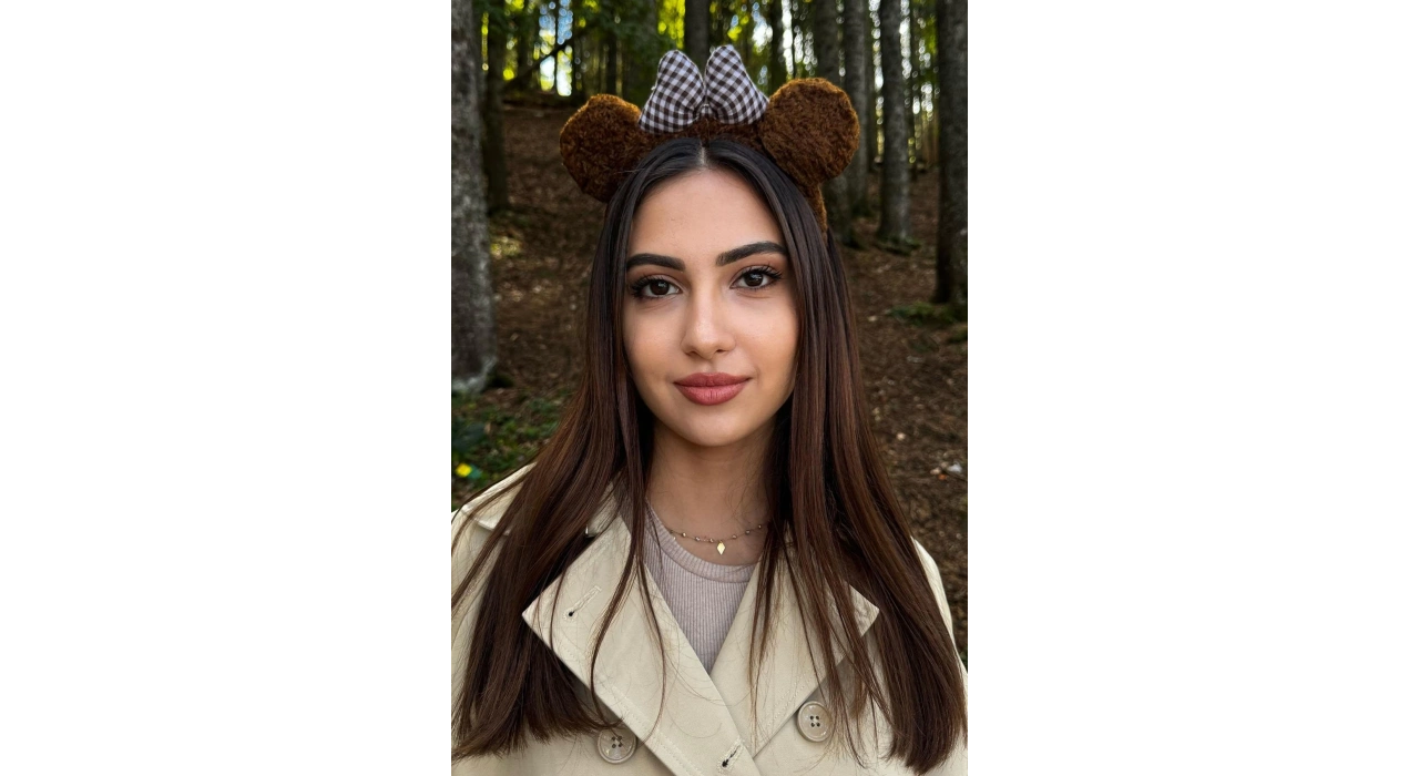 Koyu Kahve Renk Ayıcık Figürlü Kurdele Detaylı Peluş Taç