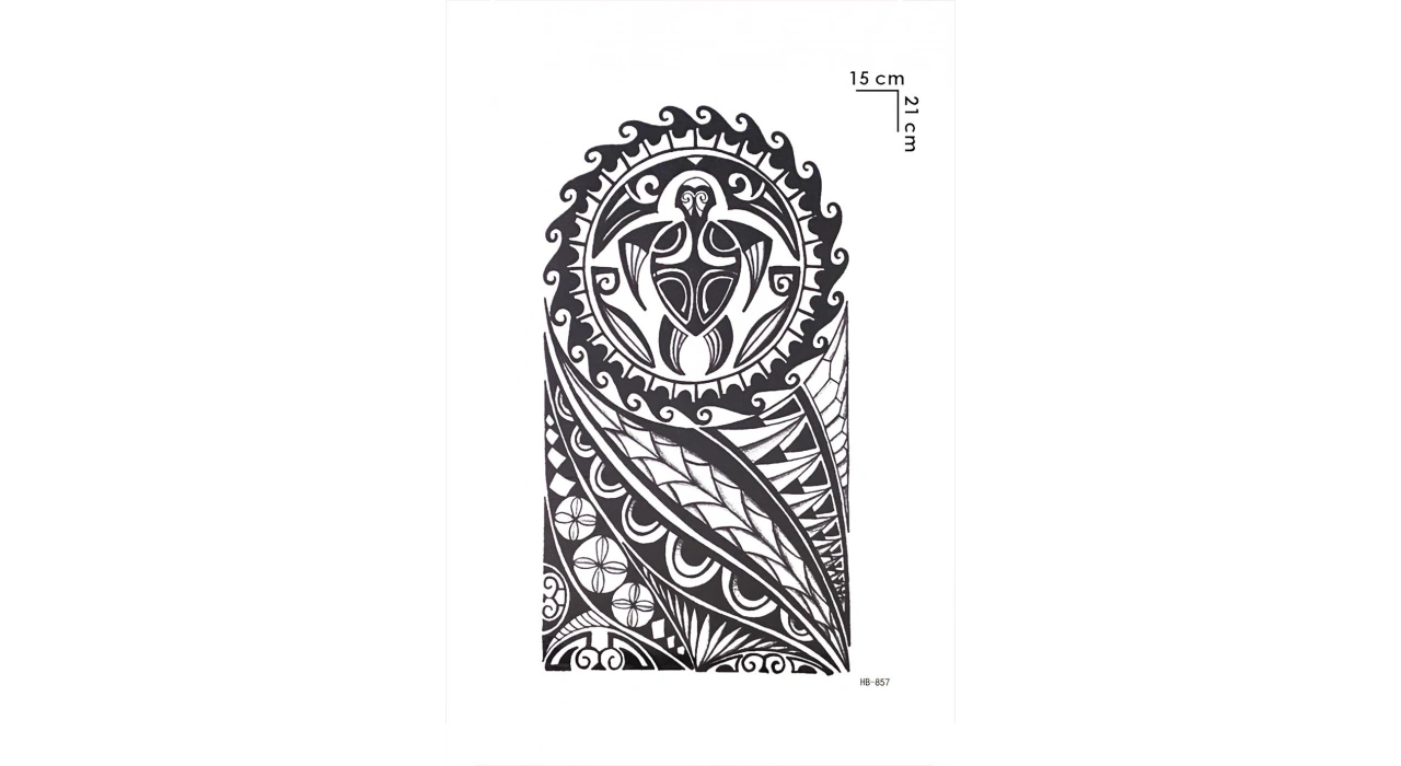 Maori Geçici Dövme Tattoo