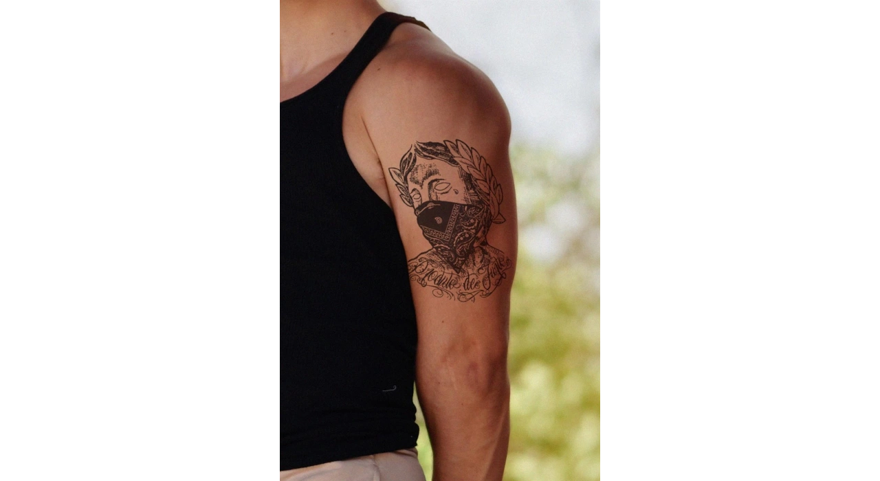 Mitoloji Heykel Geçici Dövme Tattoo