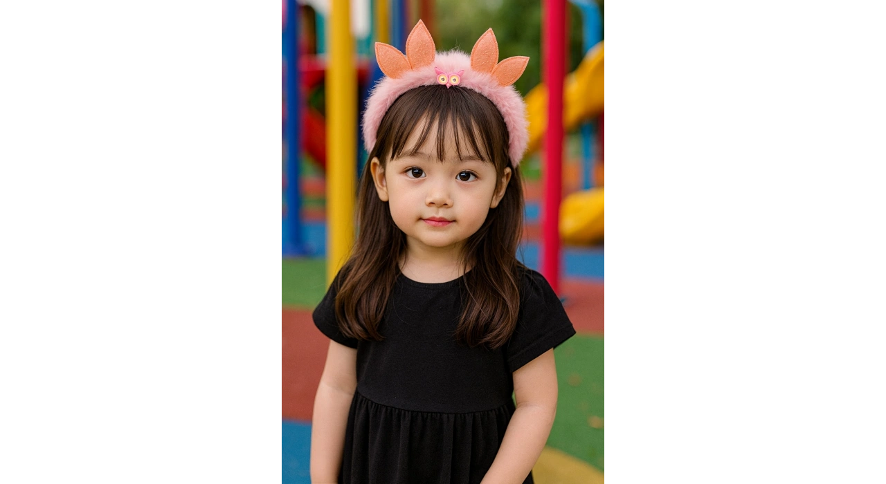 Pembe Renk Baykuş Figürlü Peluş Taç