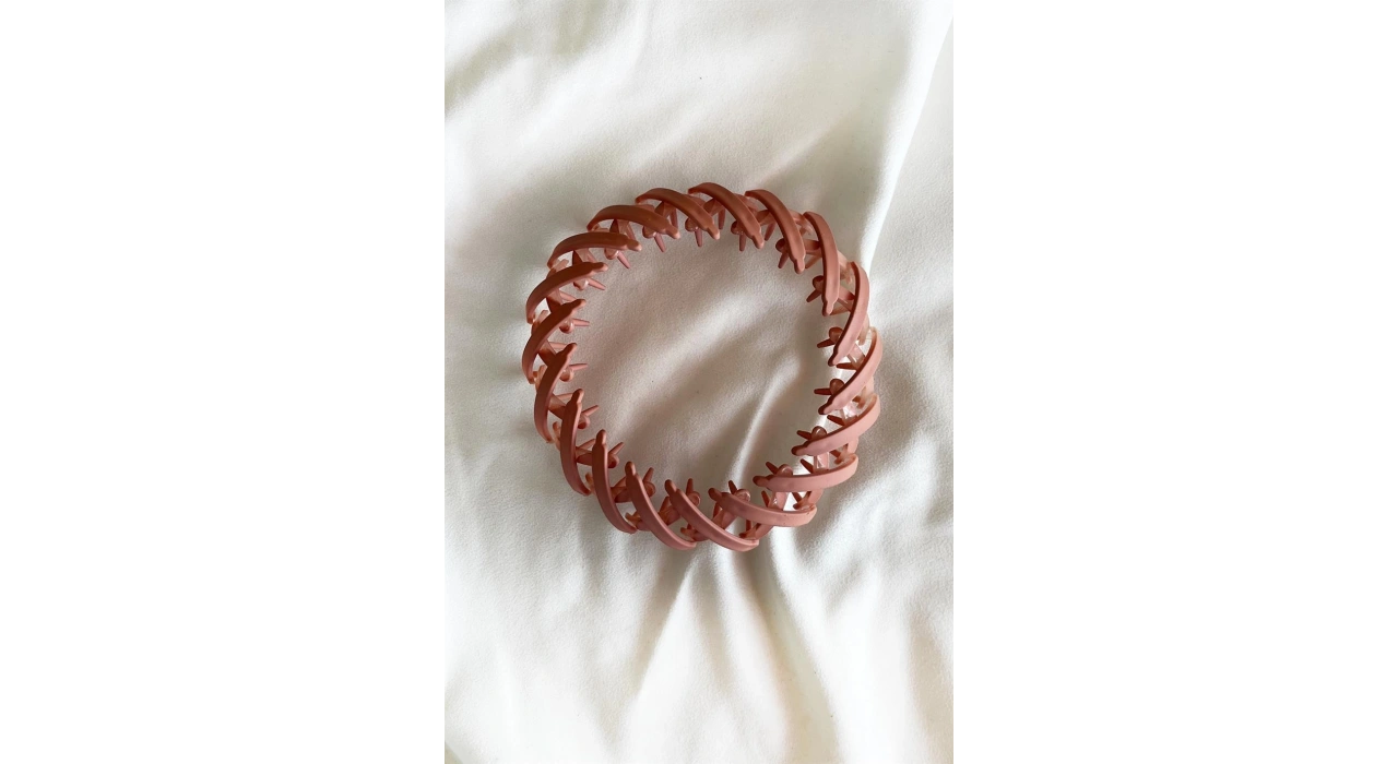 Pembe Renk Mat Saç Aparatı