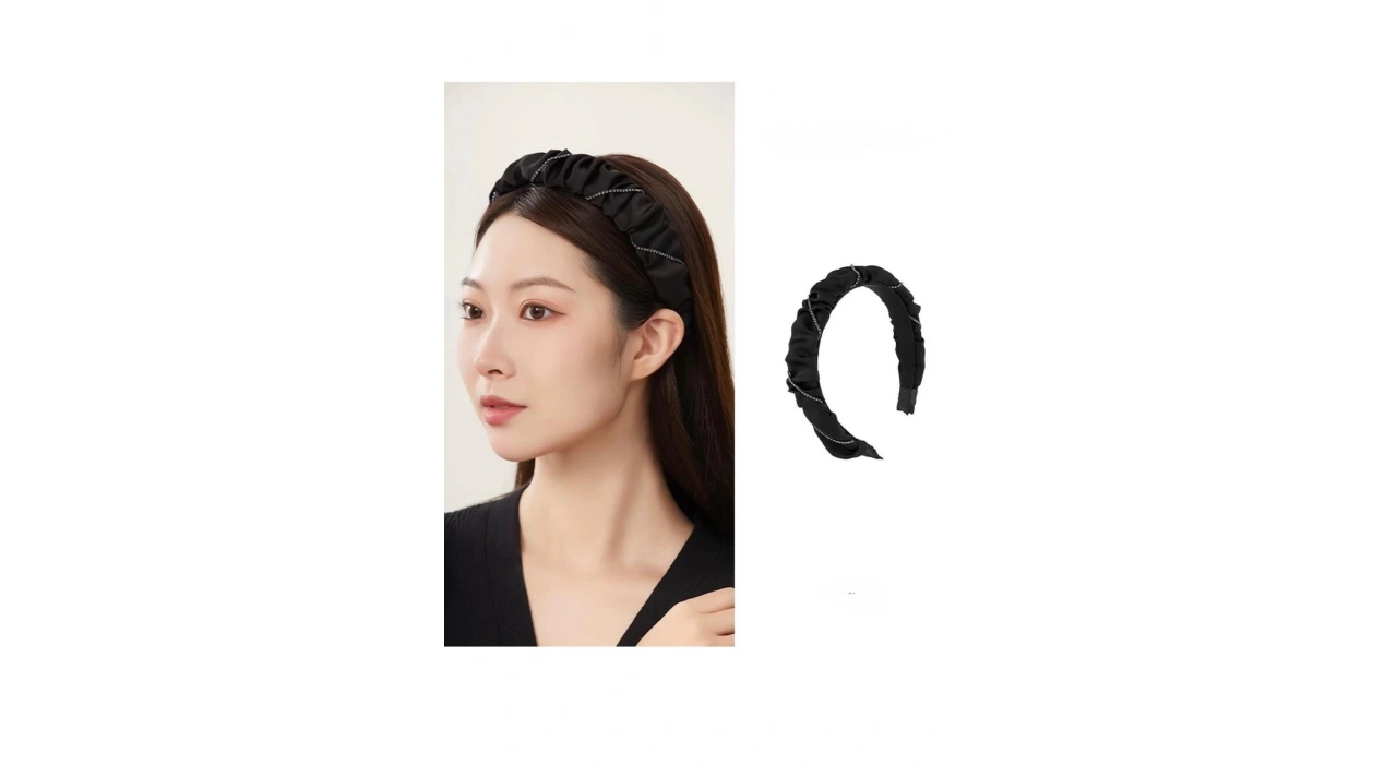 Siyah Renk Taş Detaylı Taç