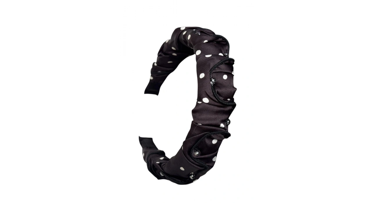 Siyah Renk Taş Detaylı Taç