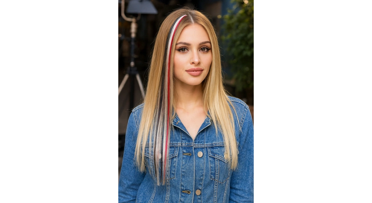 Yan Postiş / Çok Renkli / 50 Cm