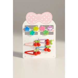 10lu Karışık Figürlü Mini Yan/Mandal Toka Ve  Set