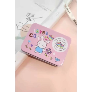 100lü Siyah Renk Metal Kutulu Tel toka