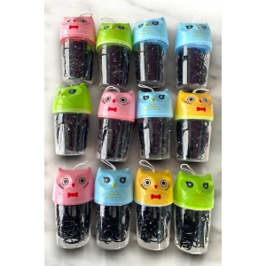 12li Baykuş Figürlü Perma Lastik Toka