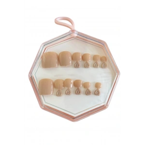 12li Bej Renk Ayak Takma Tırnak