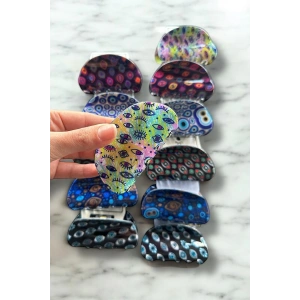 12li Karışık Figürlü Mandal Toka Set