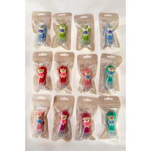 12li Karışık Renk Ayıcık Figürlü Tırnak Makası Set