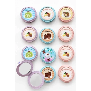 12li Karışık Renk Ayna Set