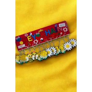 12li Karışık Renk Karışık Figürlü Anahtarlık Set