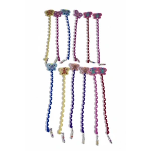 12li Karışık Renk Kelebek Figürlü Çocuk Toka Set