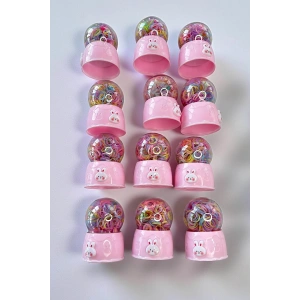 12li Karışık Renk  Lastik Toka Set