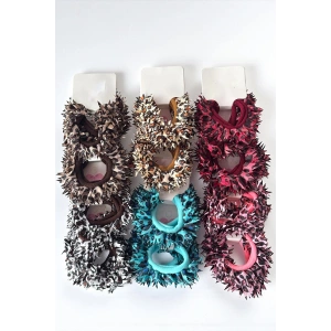 12li Karışık Renk Lastik Toka Set