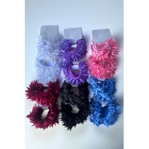 12li Karışık Renk Lastik Toka Set