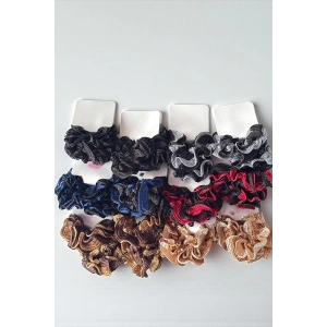 12li Karışık Renk Lastik Toka Set