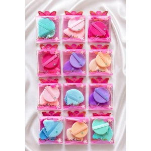 12li Karışık Renk Makyaj Süngeri Set