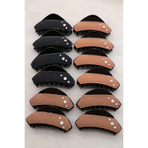 12li Karışık Renk Mandal Toka