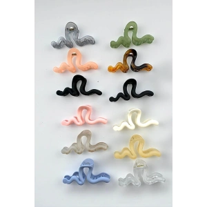 12li Karışık Renk Mandal Toka Set